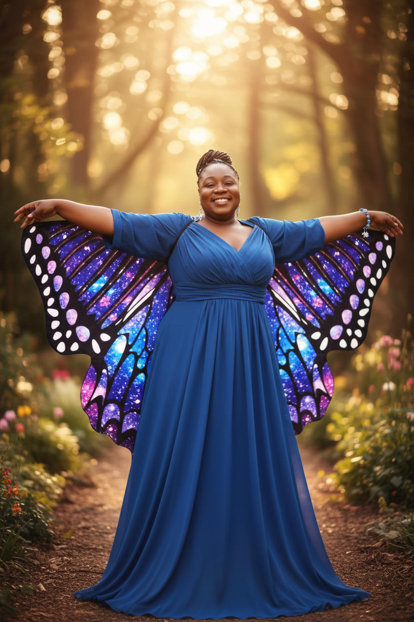Blue Butterfly Bracelet Lifestyle Shot