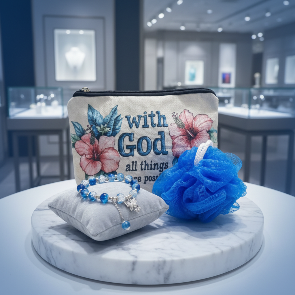 Elegant Blue Bracelet Gift Set - Photo 2