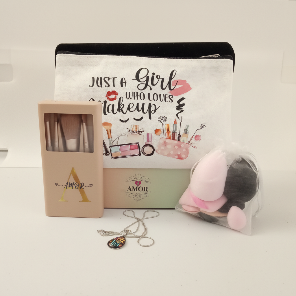 God Is Within Her Makeup Gift Set